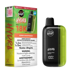 Super Sour Peach Flavour Beast Hydra 18K – Disposable Vape