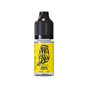 Ohm Brew Balanced Blends Banana Candy Ice 10ml Nic Salt E-liquid
