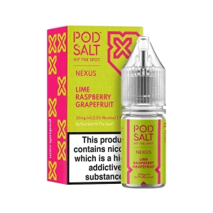 Pod Salt Nexus Lime Raspberry Grapefruit 10ml Nic Salt