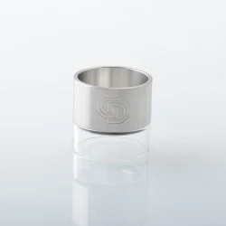 Authentic GD MODS MD-01 MTL / DL RTA Replcement Glass Steel Tank Tube - Silver, 5.5ml