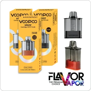 Replacement POD - VOOPOO - VRIZZ Version 2 - 15mL - 2 Pack