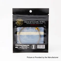 Authentic ThunderHead Creations 4-Core Fused Clapton Ni80 Resistance Wire - 28GA x 4 + 38GA (5 Feet)