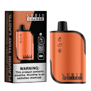 Lucid Charge Peach Mango Strawberry Disposable Vape | 7000 Puffs