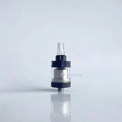 RekaVape Four One Five 415V2 415 V2 Style Short MTL RTA Atomizer - Black, 316SS + PC, 22mm, Diameter