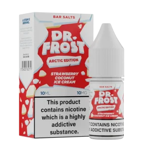 Dr Frost Arctic Strawberry Coconut Ice Cream 10ml Nic Salt