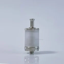 RekaVape Taifun GTR Style MTL RTA Rebuildable Tank Atomizer - Silver, 316 Stainless Steel + PC, 4.0ml, 23mm Diameter