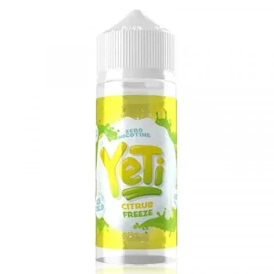 Yeti Ice Cold Citrus Freeze 100ml Shortfill