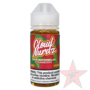 Cloud Nurdz – Sour Watermelon Strawberry – 100mL