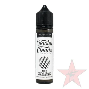 Coastal Clouds – Iced Apple Peach Strawberry – 60mL