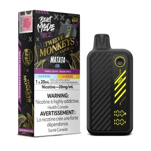 Matata Iced 12 Monkeys x Flavour Beast Mode Max 2 – Disposable Vape
