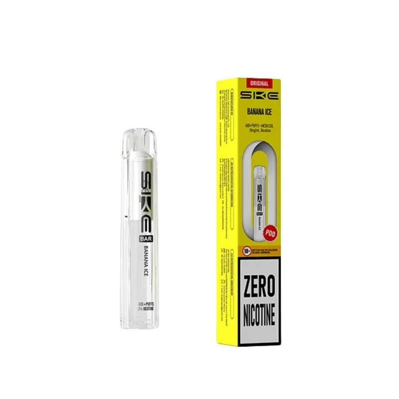 SKE Bar 600 Zero Nicotine Banana Ice Prefilled Pods