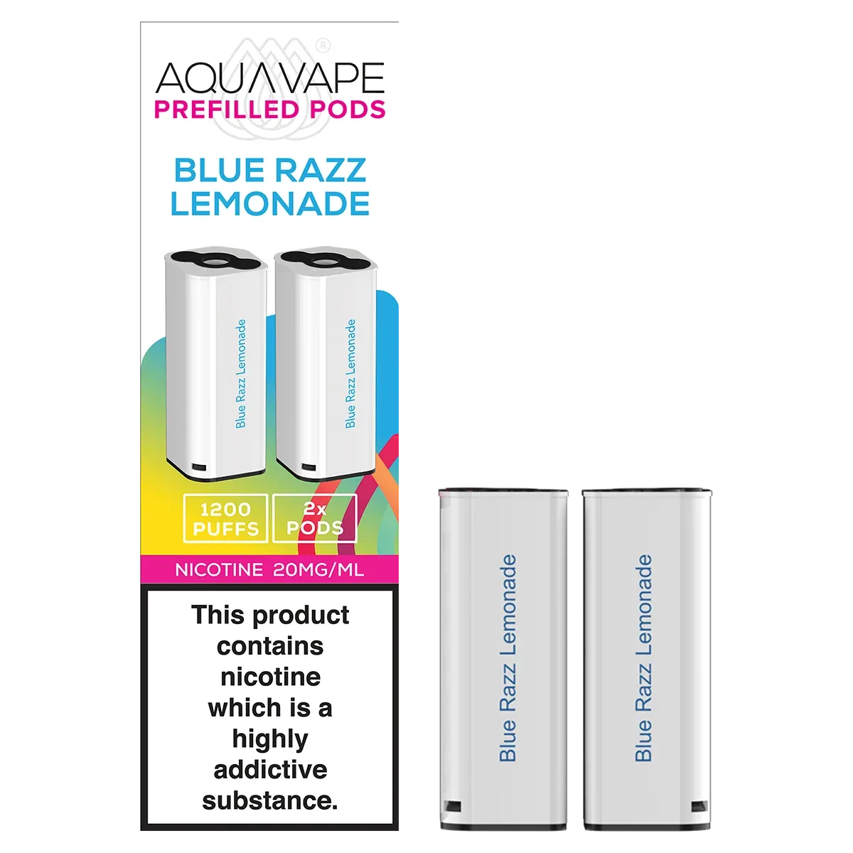 Blue Razz Lemonade Aquavape 2in1 Pods