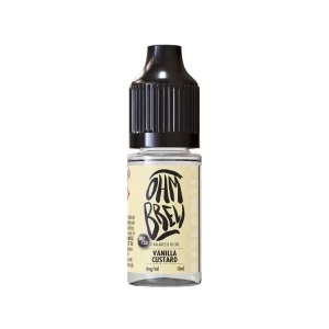 Ohm Brew Balanced Blends Vanilla Custard 10ml Nic Salt E-liquid
