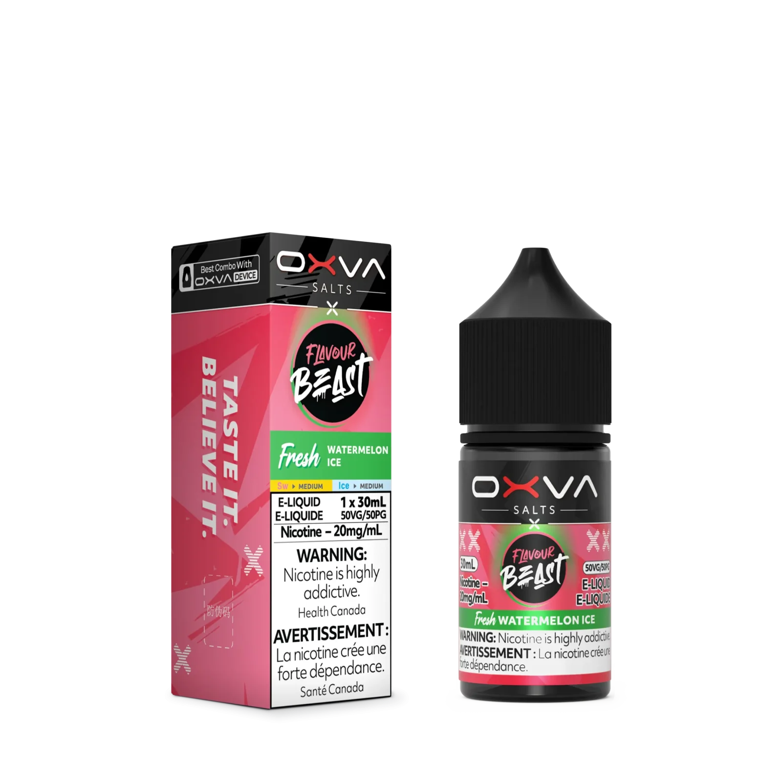 Fresh Watermelon Ice – Flavour Beast x OXVA E-Liquid