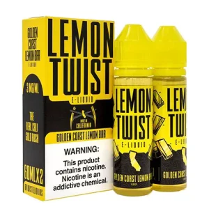 Golden Coast Lemon Bar by Lemon Twist 120ml (2x60ml) - Ejuice Store