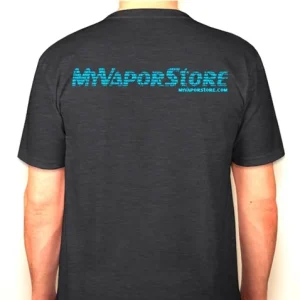 Classic V Neck Shirt - Charcoal/Turquoise