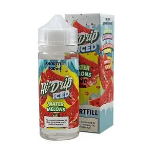 Hi Drip Iced Water Melons 100ml Shortfill (Short Date / Out of Date)