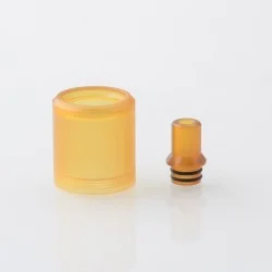 Replacement Tank Tube + Drip Tip Kit for BY-KA V.11 V11 Style MTL RTA 3.1ml - Brown, 3.1ml