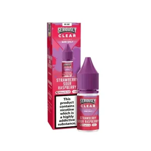 Doozy Seriously Clear Strawberry Sour Raspberry 10ml Nic Salt