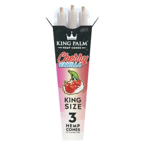 KING PALM HEMP CONES -(Pack of 1)- 3COUNT