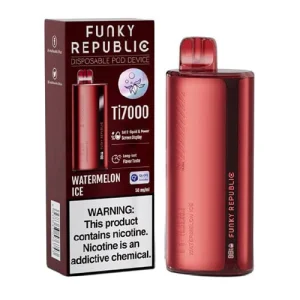 Funky Republic Watermelon Ice Disposable Vape | $10.95