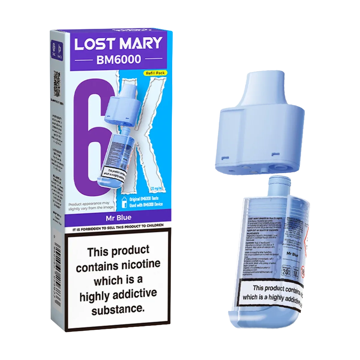 Mr Blue Lost Mary BM6000 Refill Pack