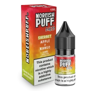 Moreish Puff Sherbet Apple & Mango 10ml Nic Salt