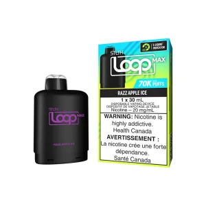 Razz Apple Ice STLTH Loop Max Pod