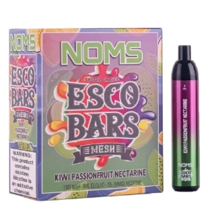Noms Esco Bars Kiwi Passion Fruit Nectarine Disposable Vape