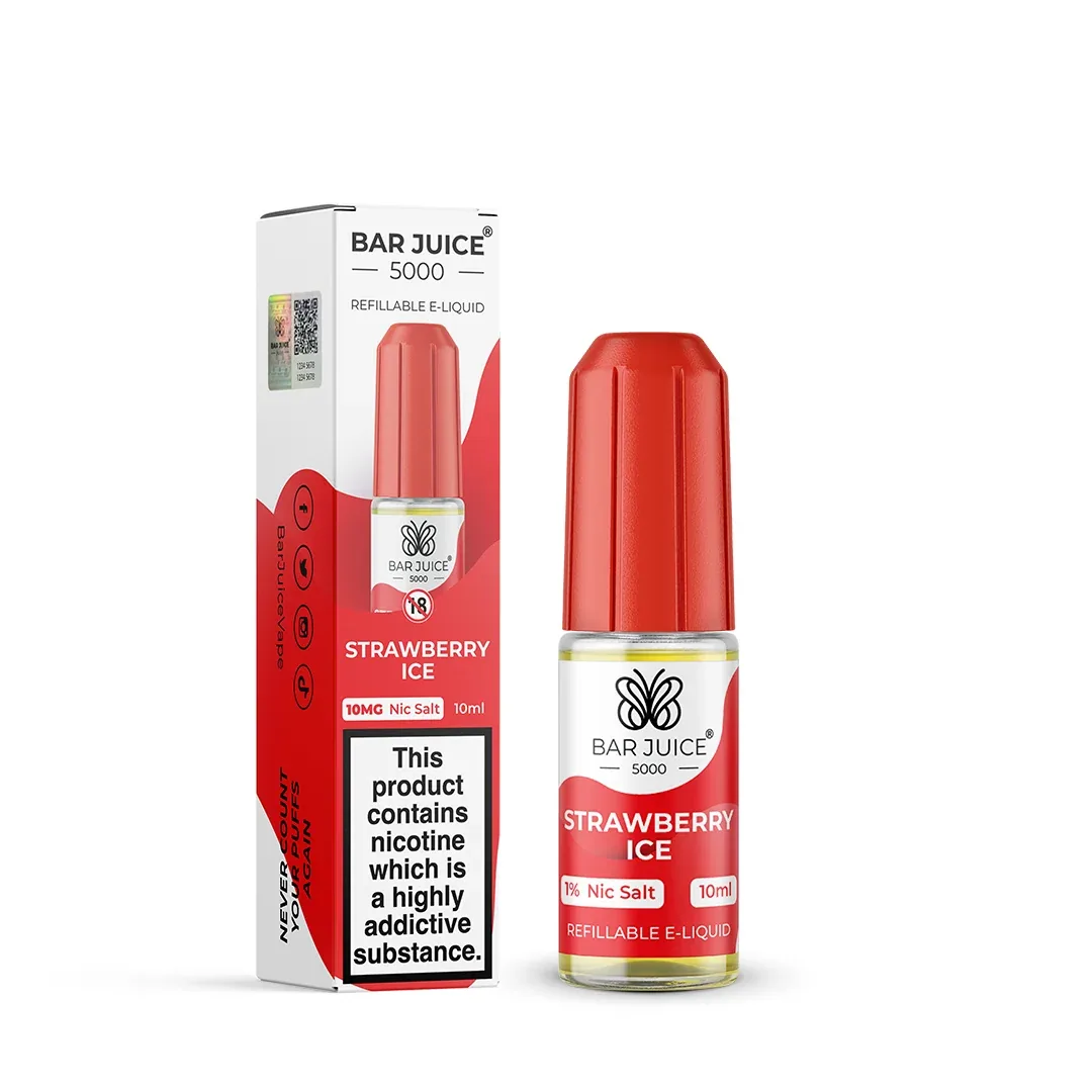 Bar Juice 5000 Strawberry Ice 10ml Nic Salt - Image 2