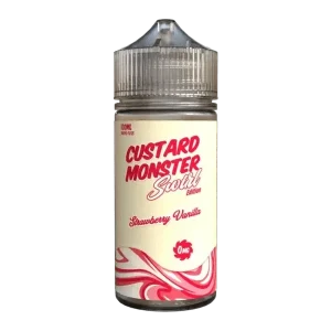 Strawberry Vanilla Custard Monster Swirl Edition eJuice Nicotine Free 100ml