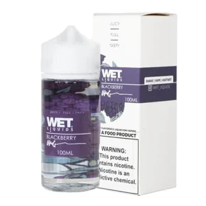 Wet Liquids Blackberry 100ml Shortfill (Short Date / Out of Date)