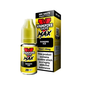 Vampire Vape MAX Banana Ice 10ml Nic Salt