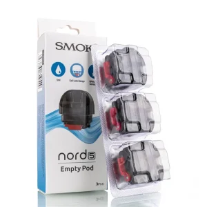 SMOK Nord 5 Empty Pod Cartridge - Pack of 3
