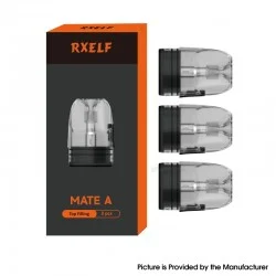 [Ships from Bonded Warehouse] Authentic RXELF Mate A Top Filling Pod Cartridge for Voopoo Argus / Argus SE 3ml - 1.0ohm (3 PCS)