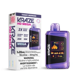 Tangy Berries Kraze HD Mega – Disposable Vape