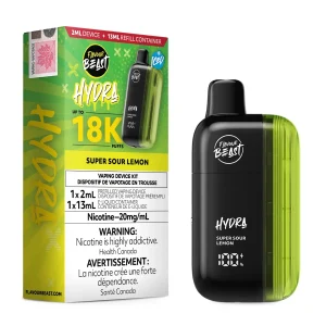Super Sour Lemon Flavour Beast Hydra 18K – Disposable Vape