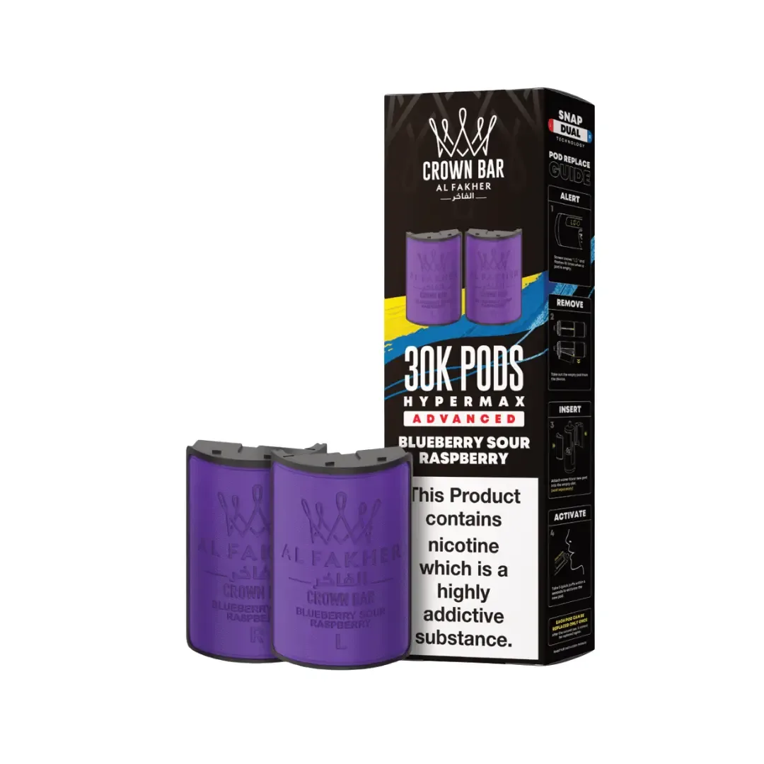 Al Fakher 30K Hypermax Blueberry Raspberry Refill Pod