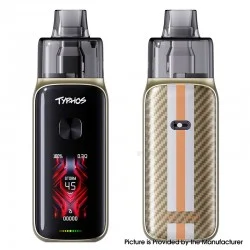 [Ships from Bonded Warehouse] Authentic Uwell Typhos Pro 45W Pod System Kit - Light Brown, 3000mAh, 6ml, 0.3ohm / 0.6ohm
