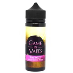 Game Of Vapes The Wall Strawberry Whip 100ml Shortfill (Short Date / Out of Date)