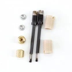SXK Replacement Accessory Pack for SXK Nextiny Style RDTA - PEEK Insulator + Brass Nuts + Stainless Steel Rod