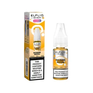 Elf Bar Elfliq Rhubarb Snoow 10ml Nic Salt E-liquid