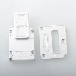 Mission XV Contour ROKR Style Inner Plate Set for SXK BB / Billet Box Mod Kit - Silver, Aluminum