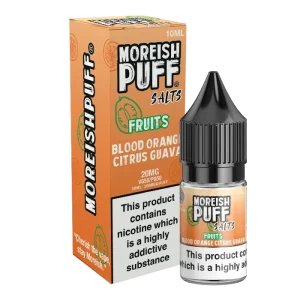 Moreish Puff Fruits Blood Orange Citrus Guava 10ml Nic Salt