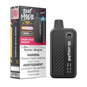 Ragin’ Razz Mango Flavour Beast Mode Max – Disposable Vape