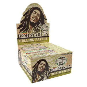 Bob Marley Rolling Papers Unbleached Organic Hemp (Pack of 1)