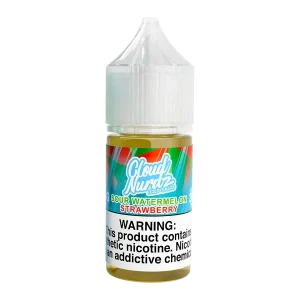 Iced Sour Watermelon Strawberry Cloud Nurds Salts 30ml