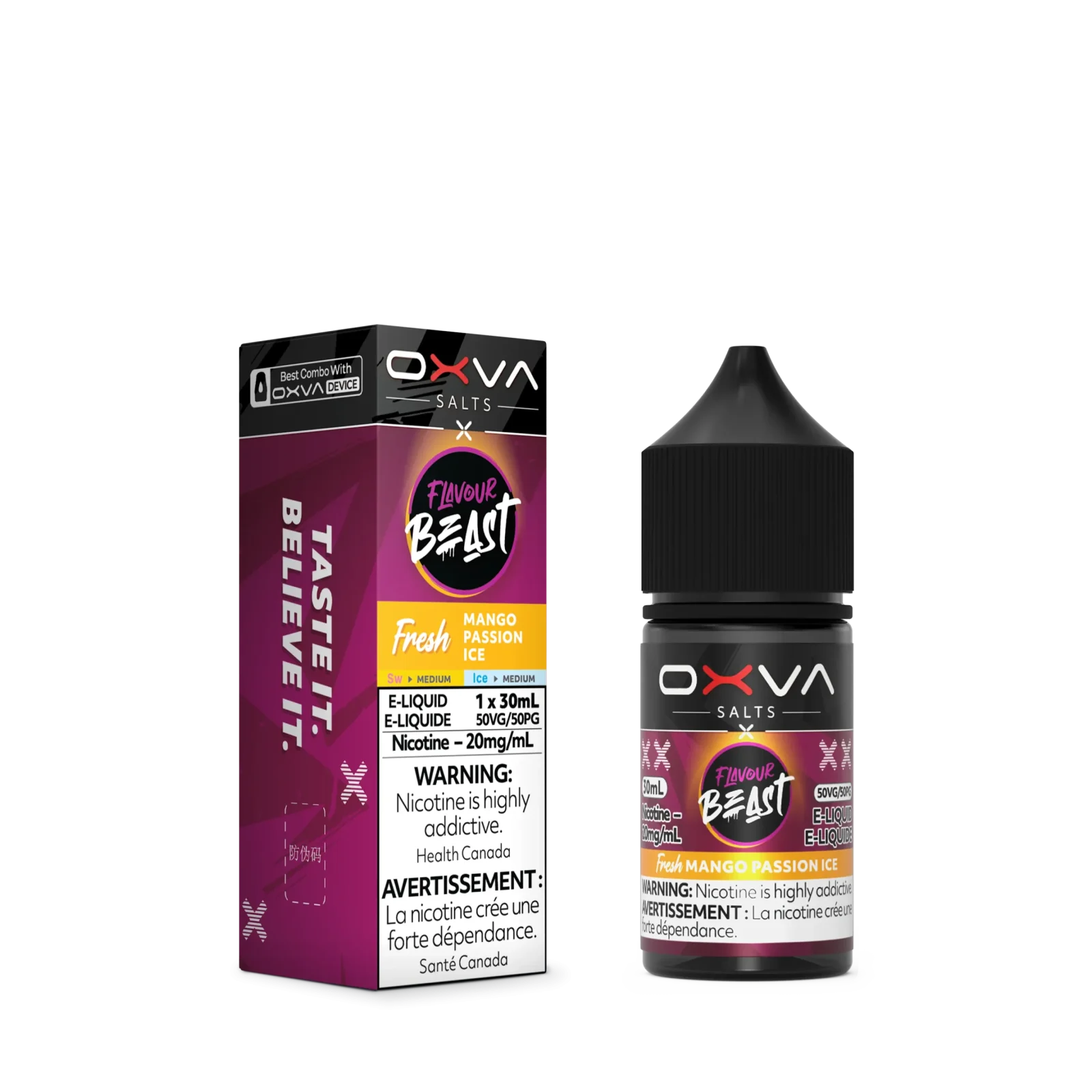 Fresh Mango Passion Ice – Flavour Beast x OXVA E-Liquid