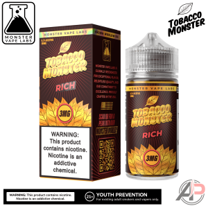 Rich Tobacco E-Liquid By Tobacco Monster Vape Labs 100mL