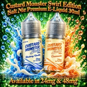 Custard Monster Swirl Edition Salt Nic Premium E-Liquid 30ml